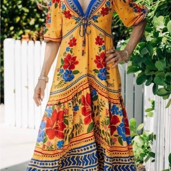 Farm Rio dress size small & medium - Picture 2 of 4